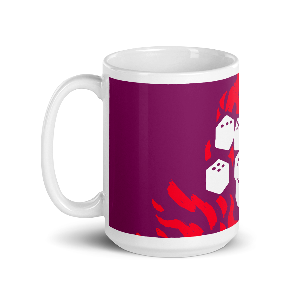 Fireball Coffee Mug for Dungeons and Dragons players