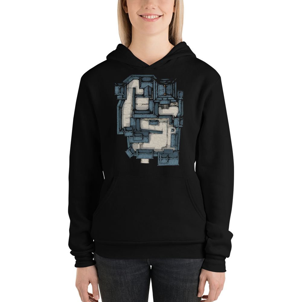 Samurai Castle Map Hoodie