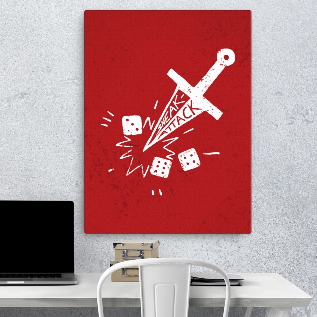 Sneak Attack Canvas Wall Art